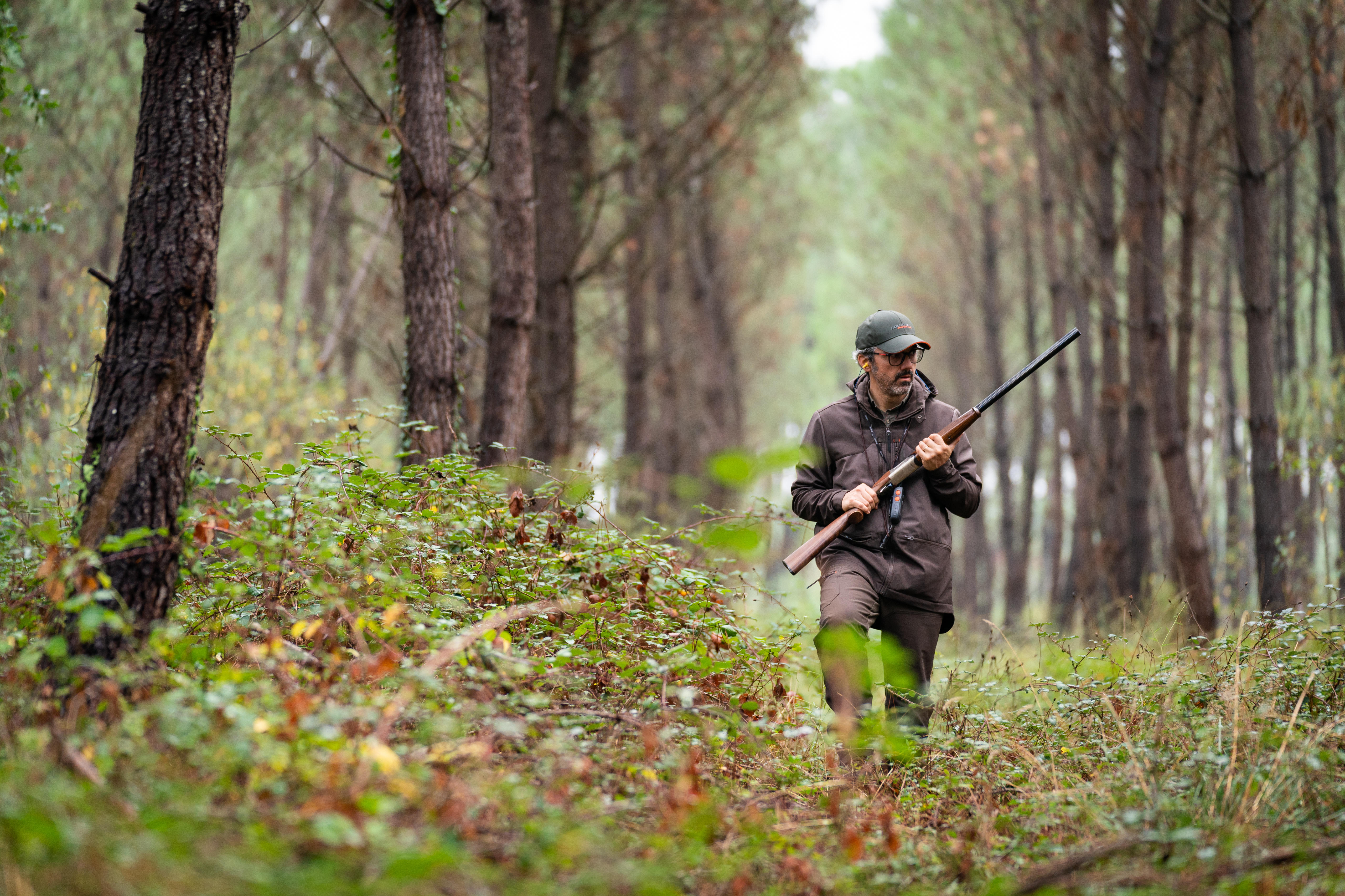 Men’s Softshell Hunting Jacket - 500 Brown - SOLOGNAC