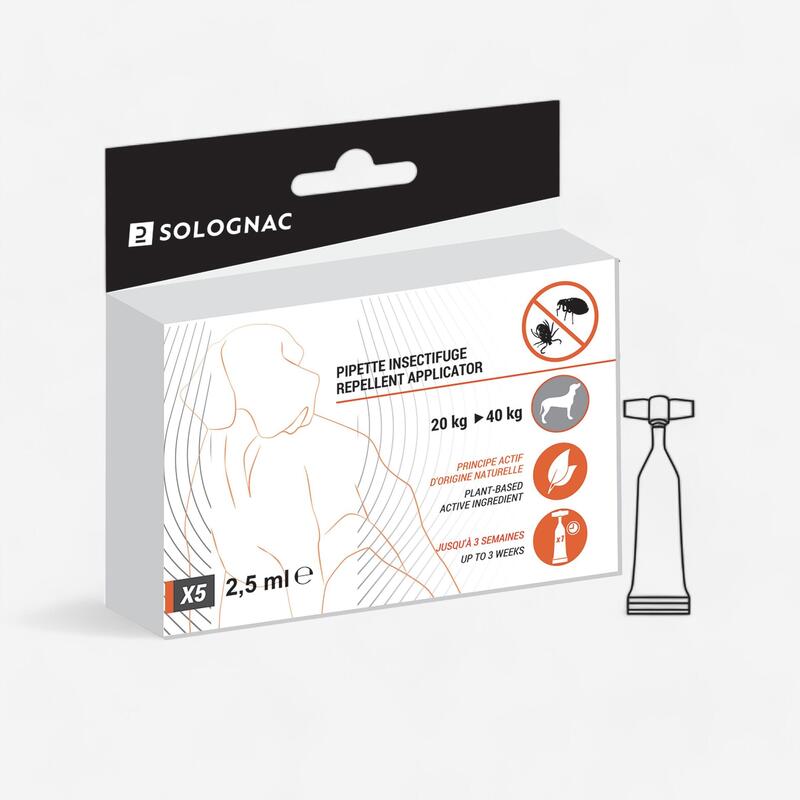 PIPETTE INSECTIFUGE 20/40 KG POUR CHIEN