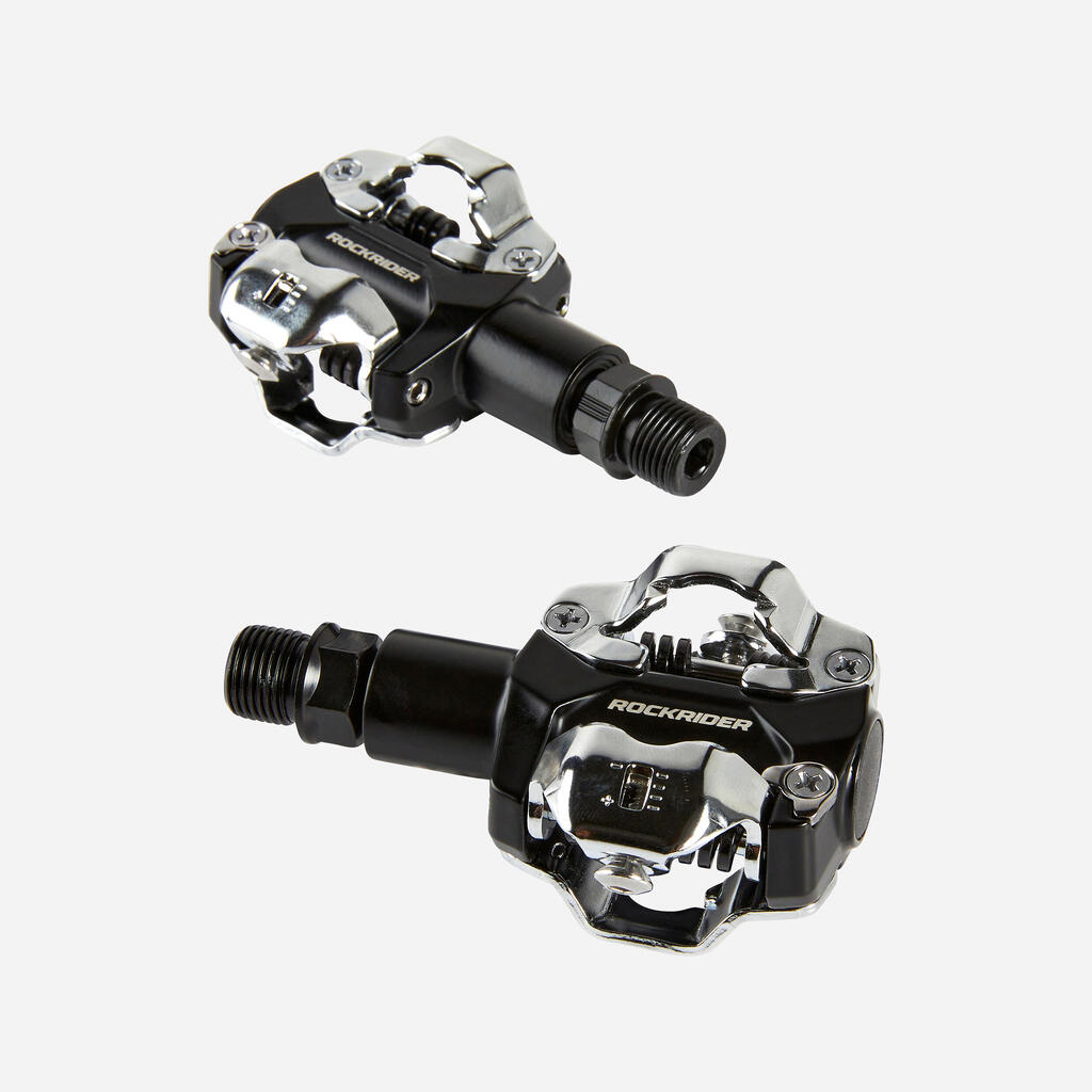 Clipless Mountain Bike Pedals 520 - Black