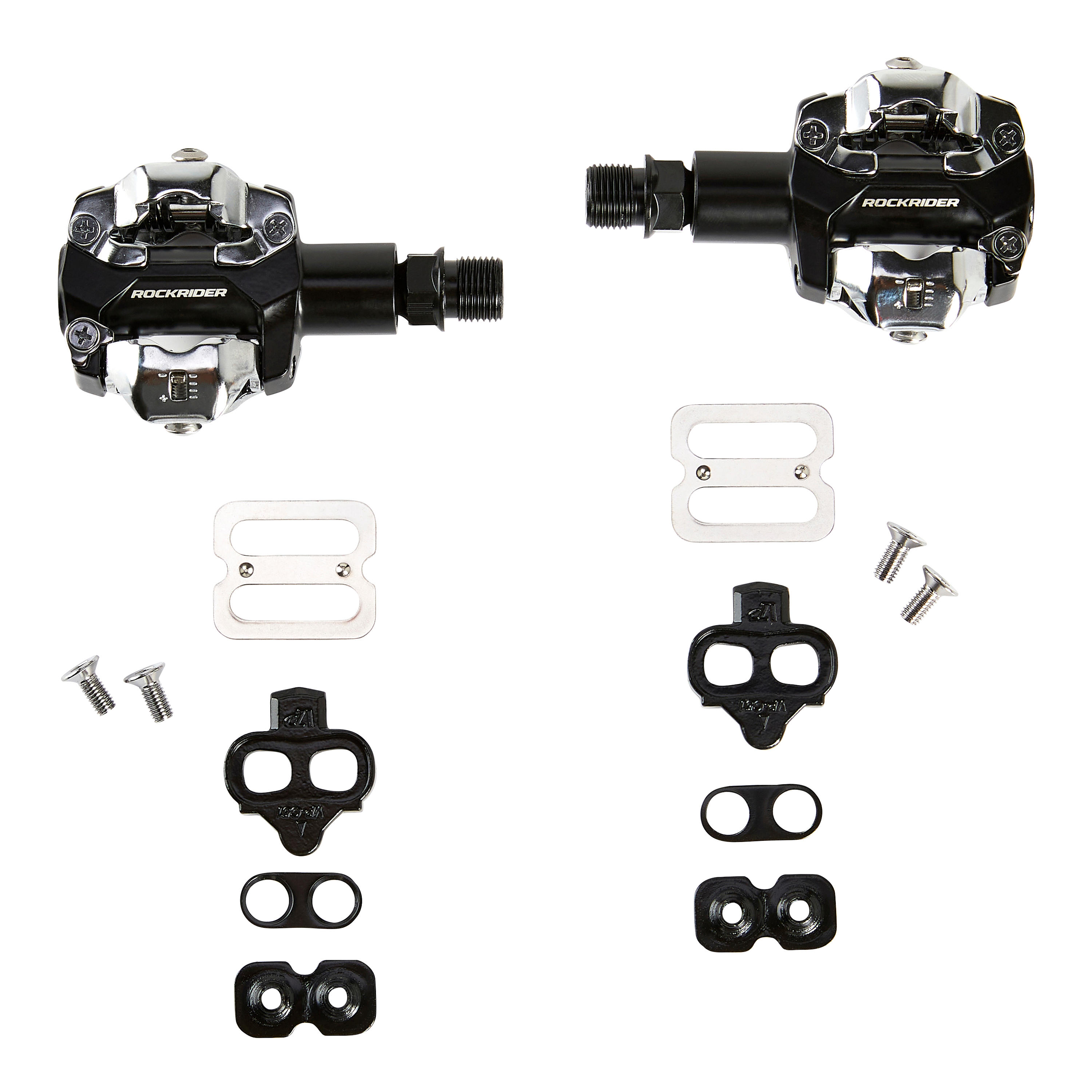 Clipless Mountain Bike Pedals 520 - Black 2/8