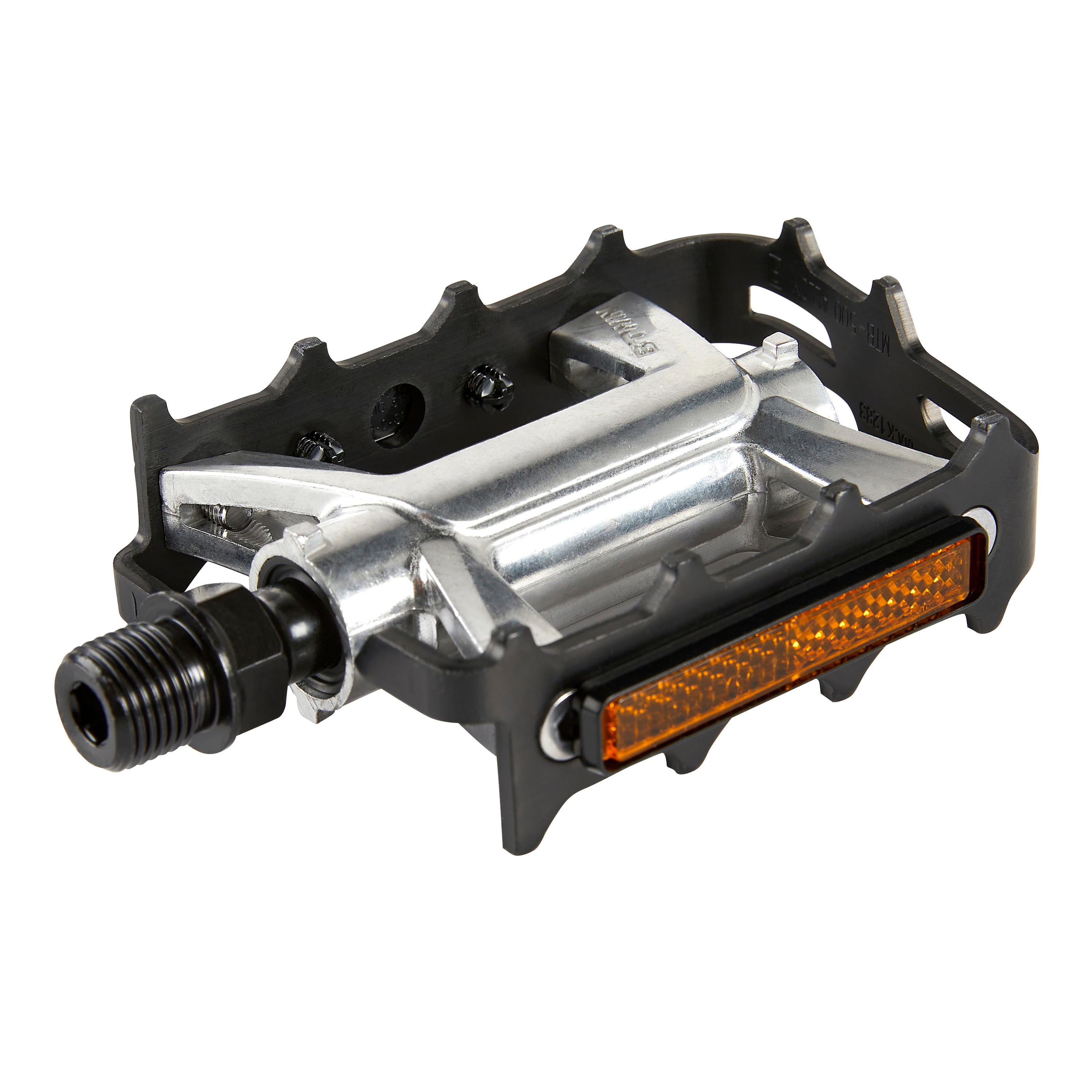 Flat Aluminium Mountain Bike Pedals 500