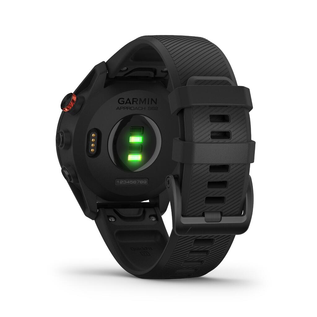 GPS golfa rokas pulkstenis - Garmin Aproach S62, melns