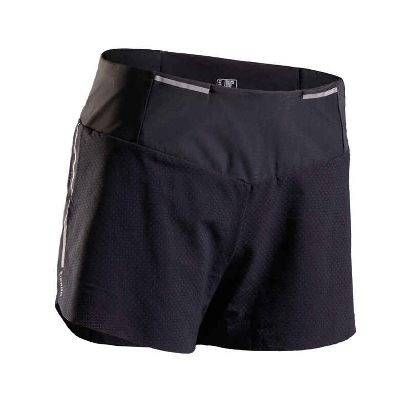 WOMEN'S LIGHTWEIGHT RUNNING SHORTS - BLACK