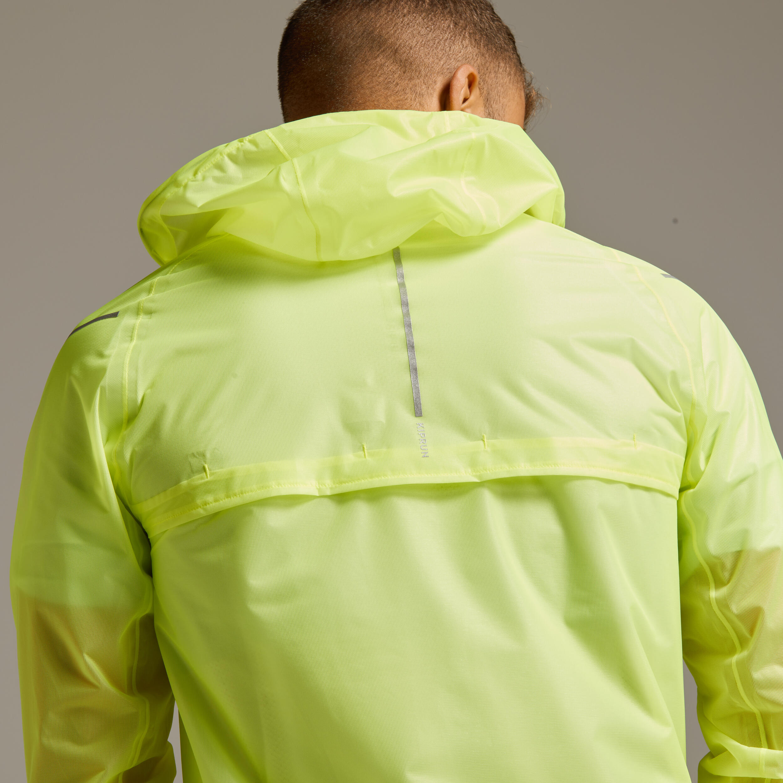 light yellow windbreaker