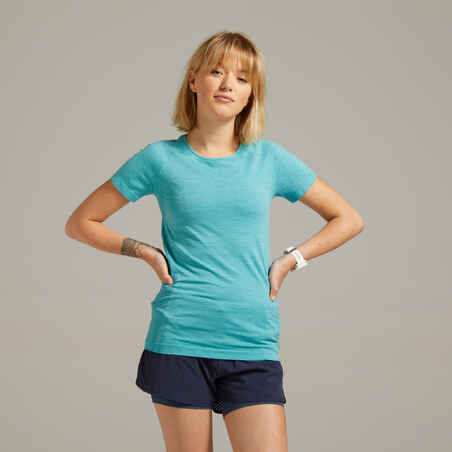 Kiprun Skincare Women's Running Breathable T-Shirt - green