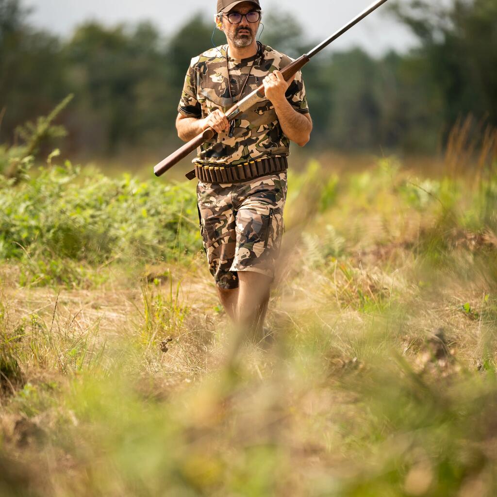 Jagd-Schildmütze 500 leicht und atmungsaktiv, braun 