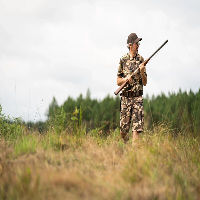 Koszulka outdoor z krótkim rękawem Solognac 100 camo WL V1