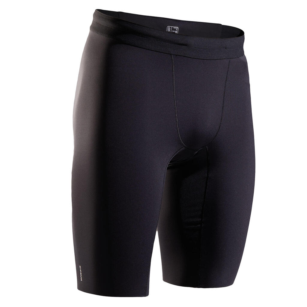 Licra corta de Running para hombre Kiprun negro