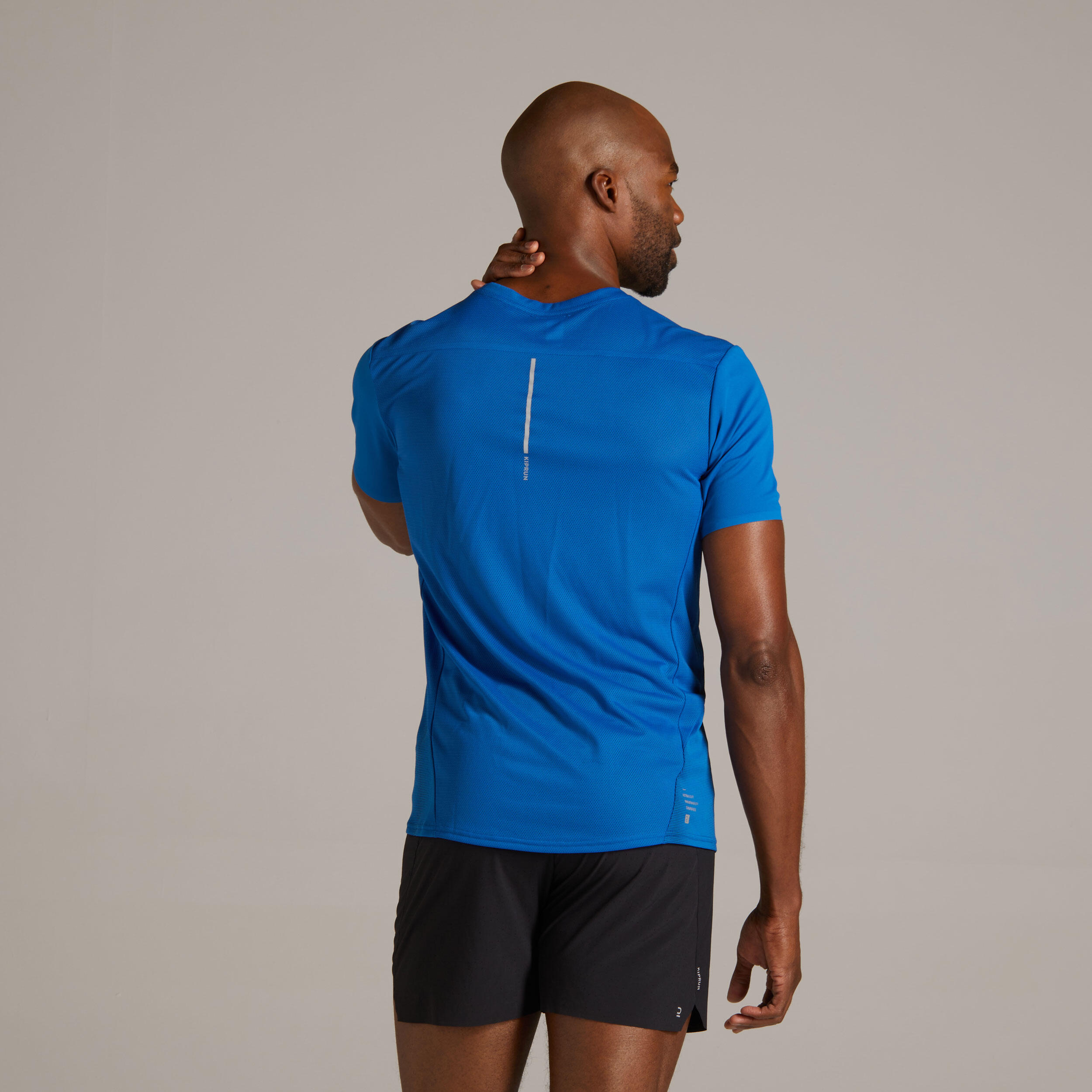 Kiprun Light Men's Running Breathable T-Shirt - blue 6/8