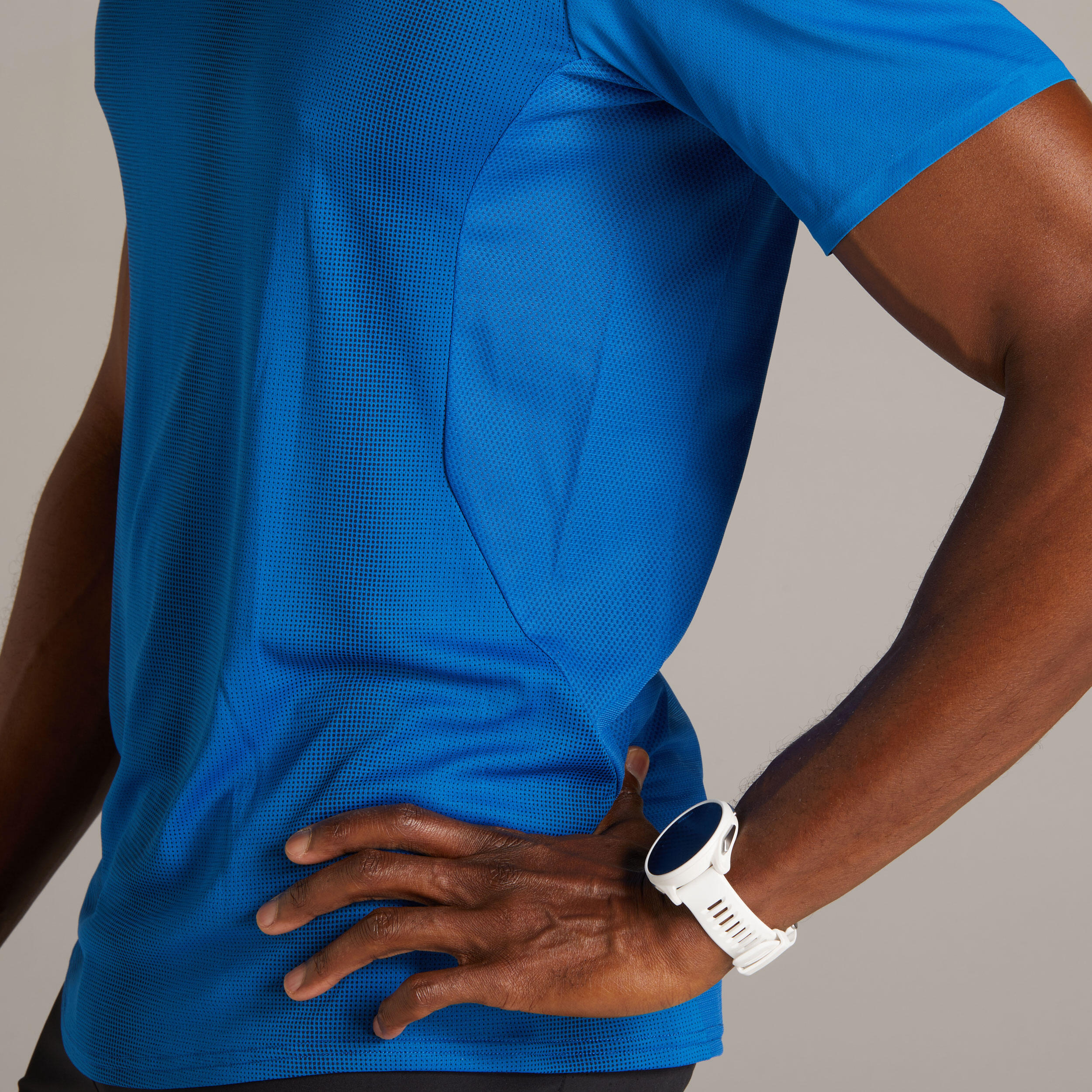 Kiprun Light Men's Running Breathable T-Shirt - blue 4/8