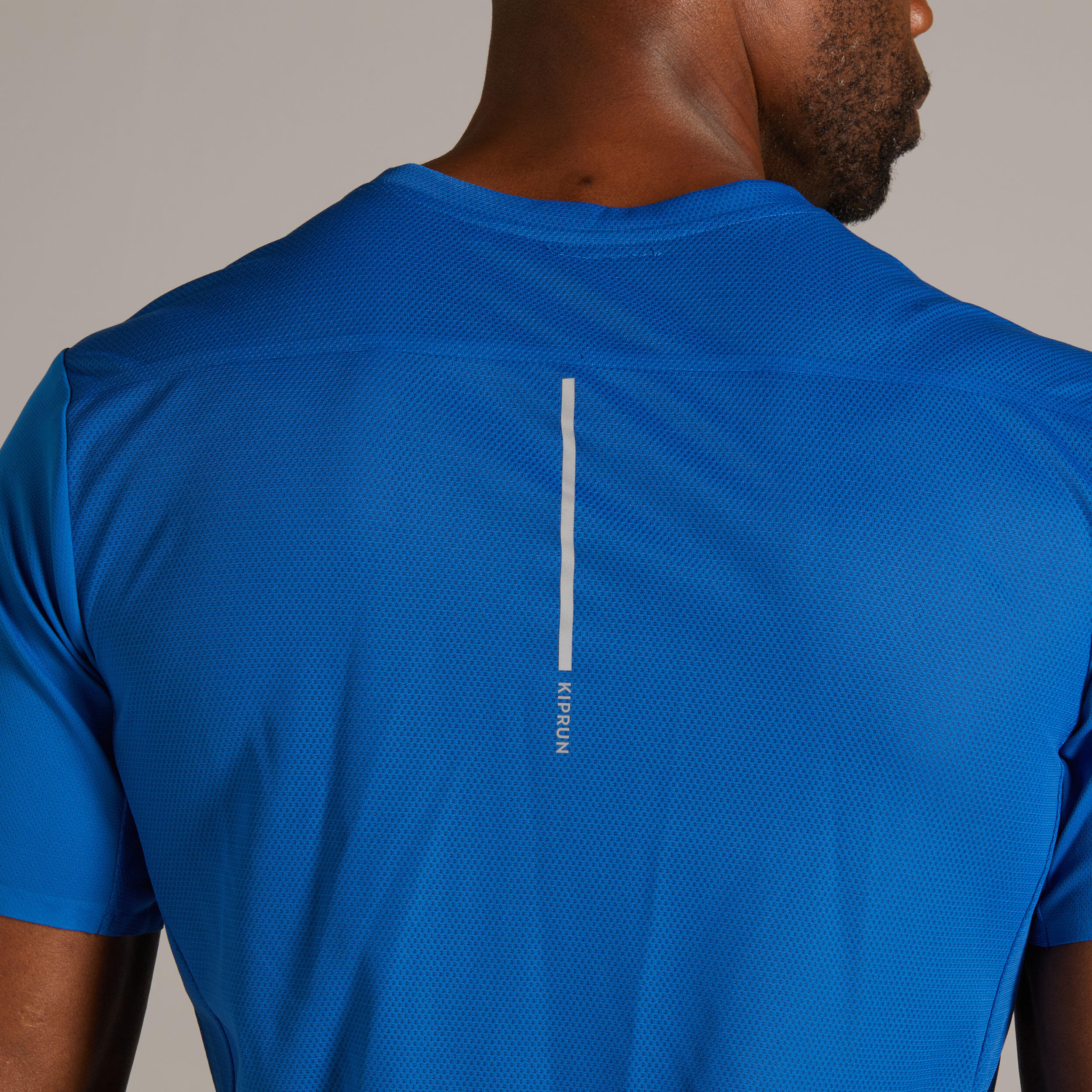 Kiprun Light Men's Running Breathable T-Shirt - blue 3/8