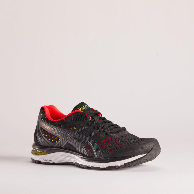 Asics Gel Stratus Mujer Negro Rosa Zapatillas Running