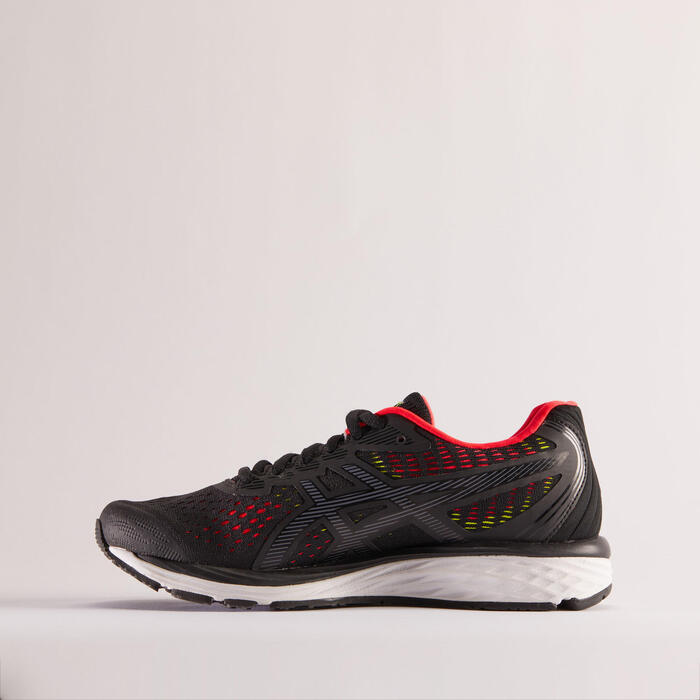 asics femme noir et rose