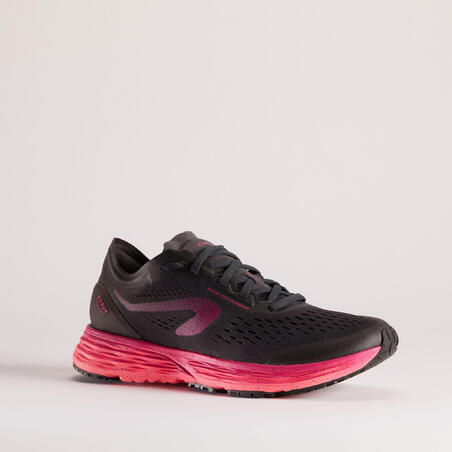 Кросівки жіночі Kiprun KS Light для бігу чорні/рожеві