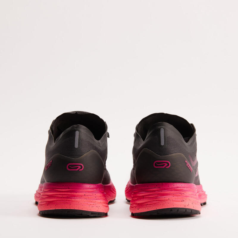 Scarpe running donna KIPRUN KS LIGHT nero-rosa