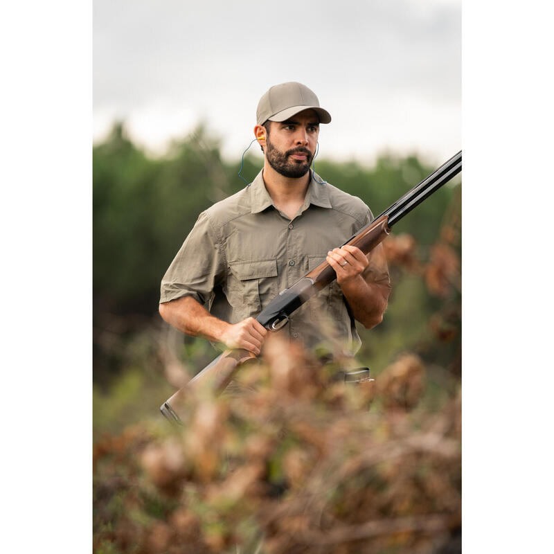 Chemise manches courtes respirante chasse Homme - SG100 vert clair