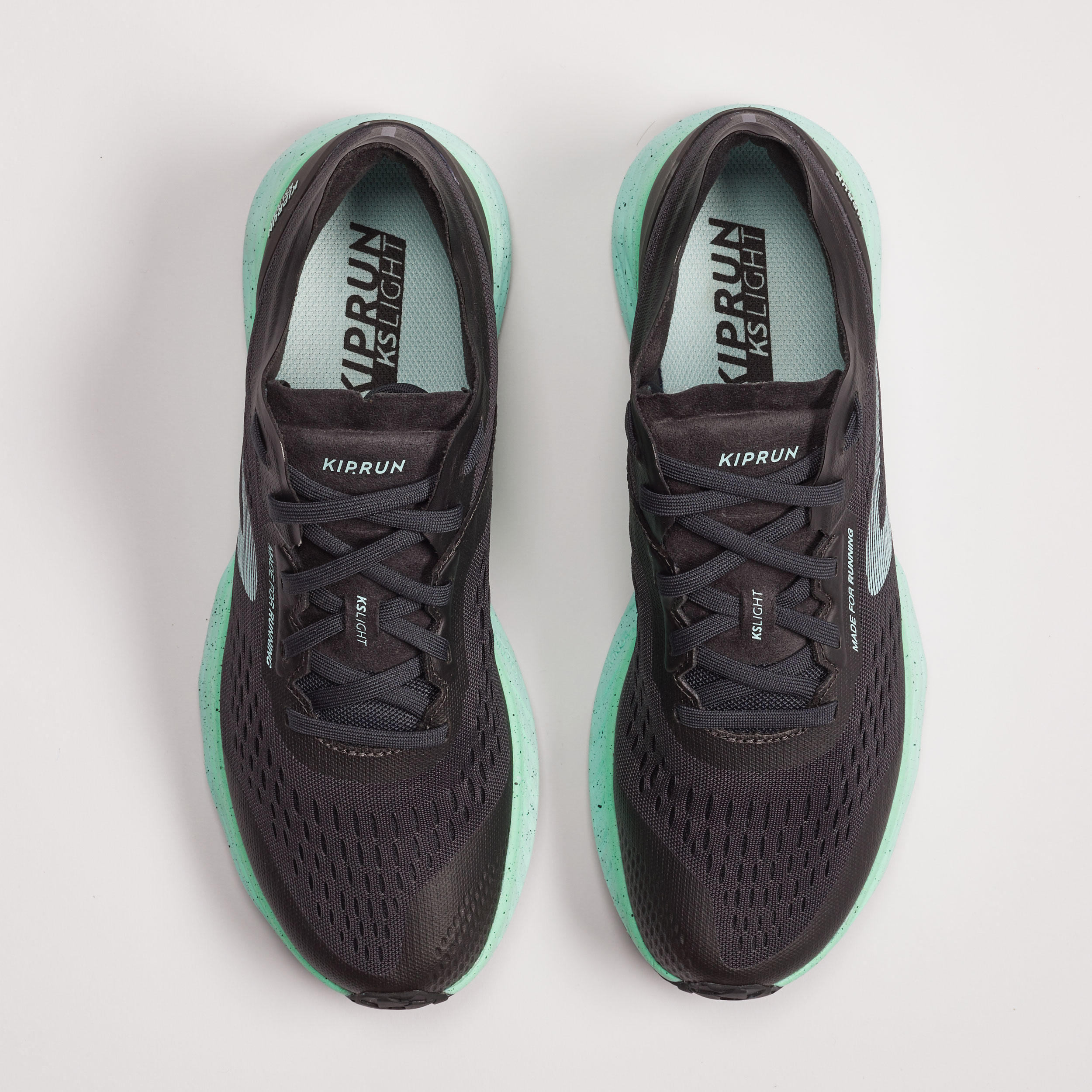 Women's Running Shoe Kiprun KS Light - black green 11/12