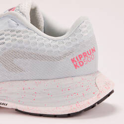 Women's Running Shoes Kiprun KD 500 - grey pink