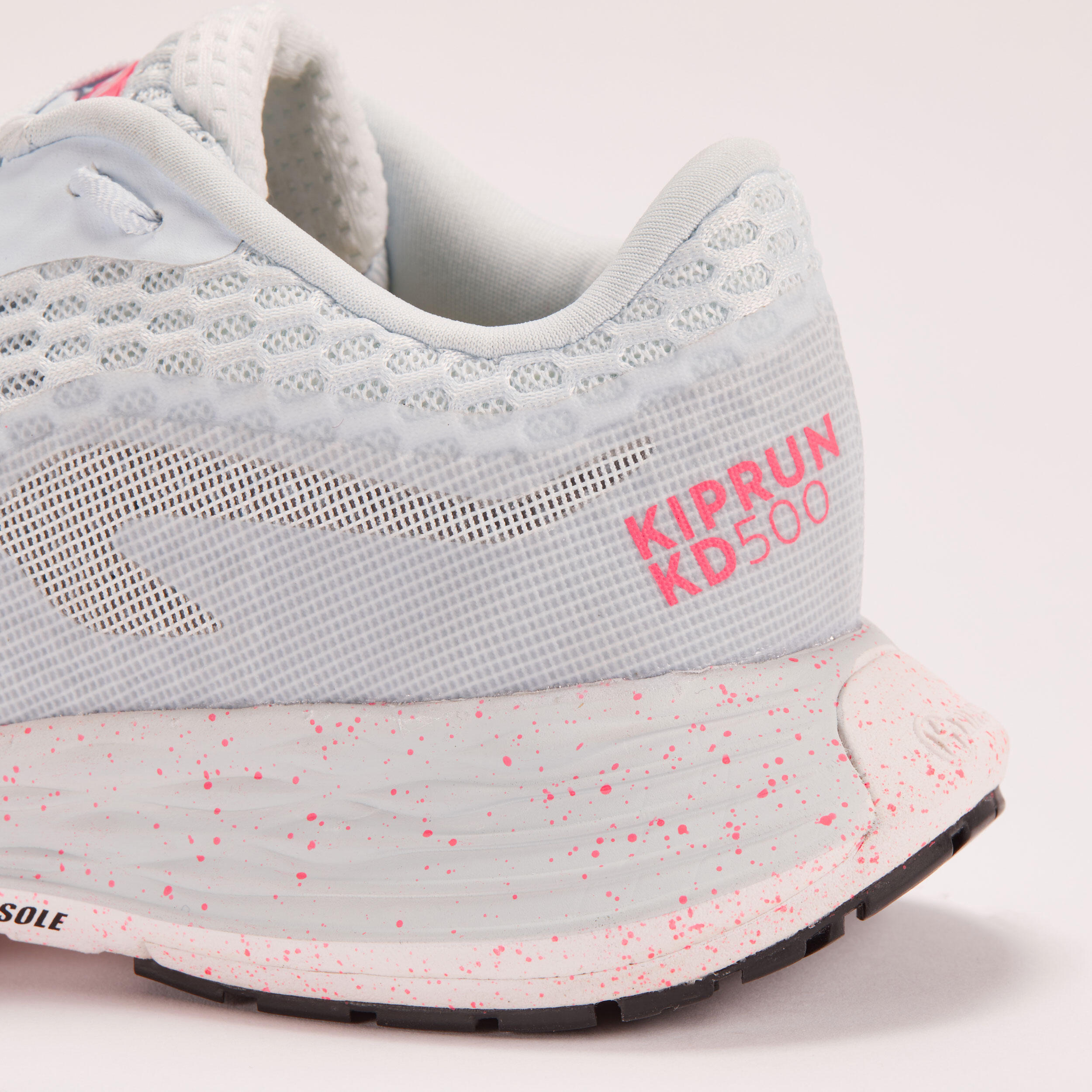 Women's Running Shoes Kiprun KD 500 - grey pink 2/8