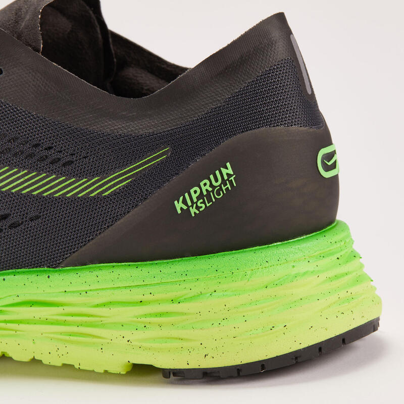 CHAUSSURES DE RUNNING HOMME KIPRUN KSLIGHT NOIR VERT EDITION LIMITEE