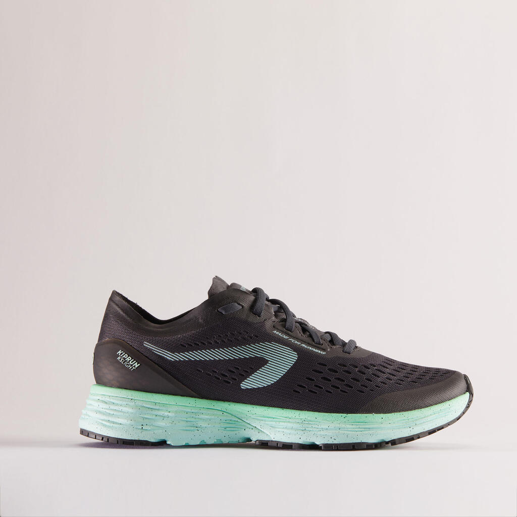 Women's Running Shoe Kiprun KS Light - black green