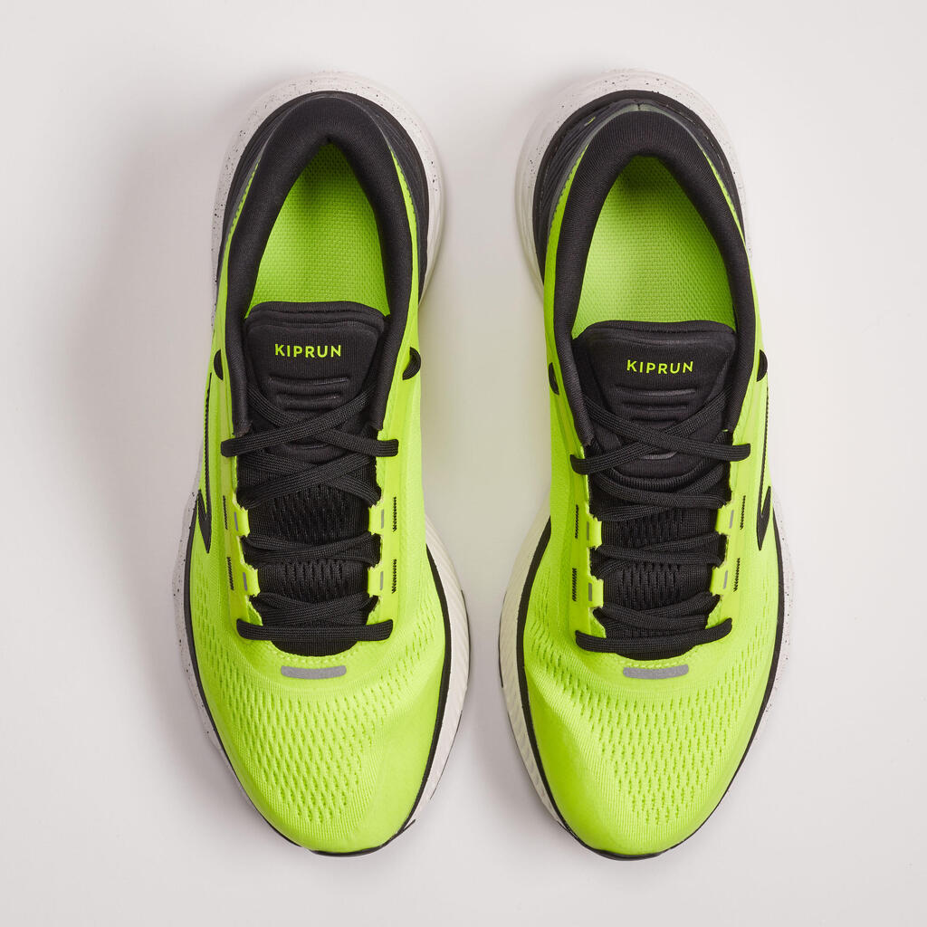 Tenis de Running para Hombre Kiprun KS500 Amarillo Negro