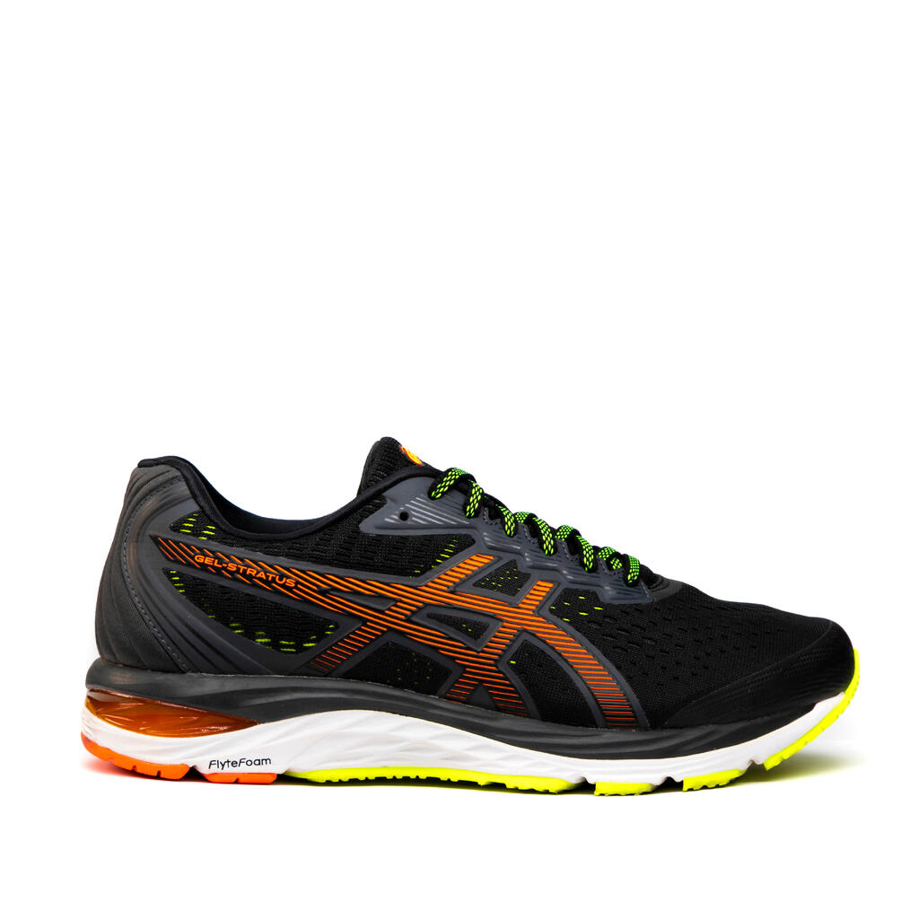 Asics gel stratus men's running shoes - black