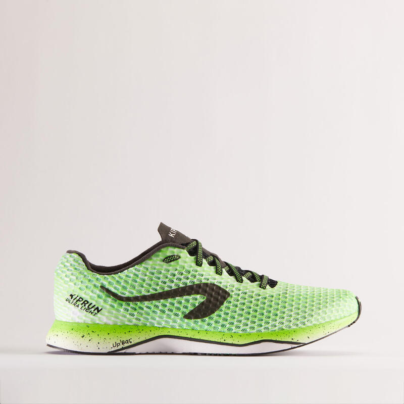 MEN'S RUNNING SHOES - KIPRUN ULTRALIGHT - YELLOW WHITE