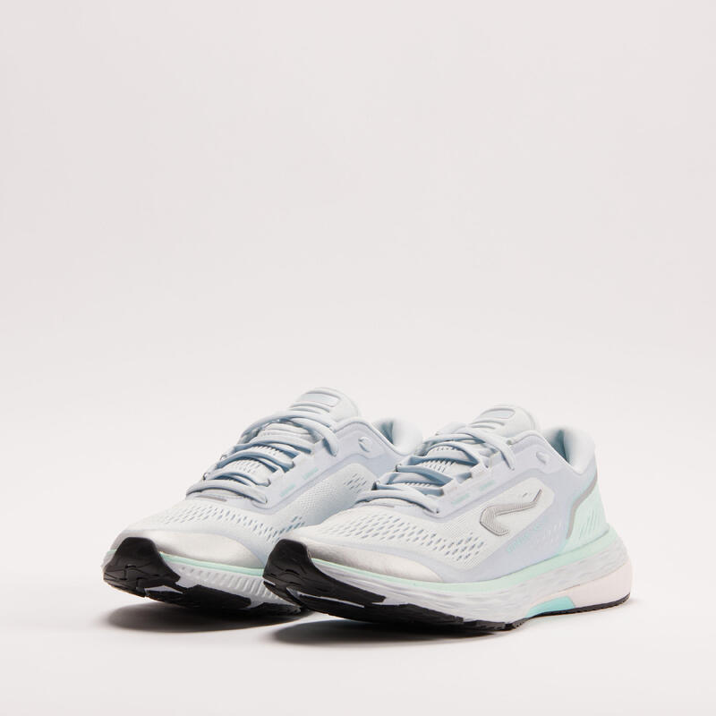 CHAUSSURES DE RUNNING FEMME KIPRUN KS500 GRIS VERT