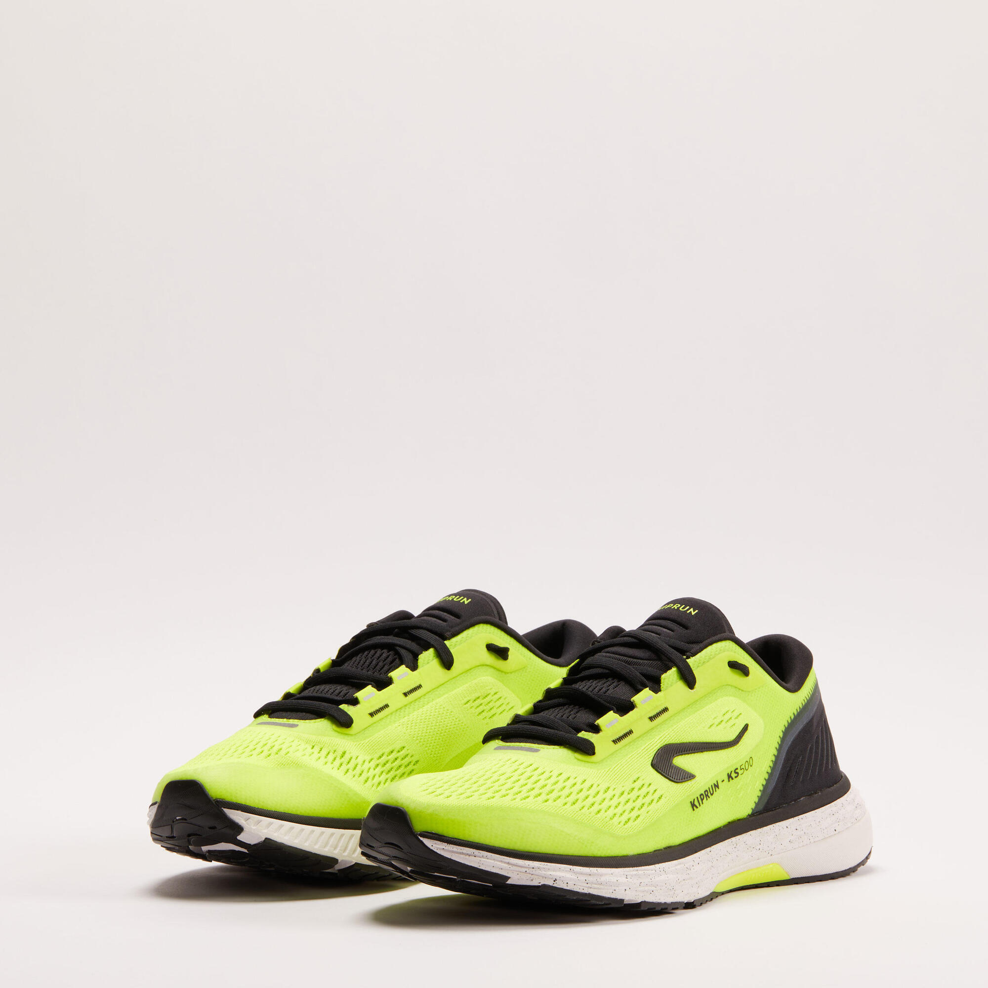 MEN'S RUNNING SHOES KIPRUN KS500 YELLOW BLACK