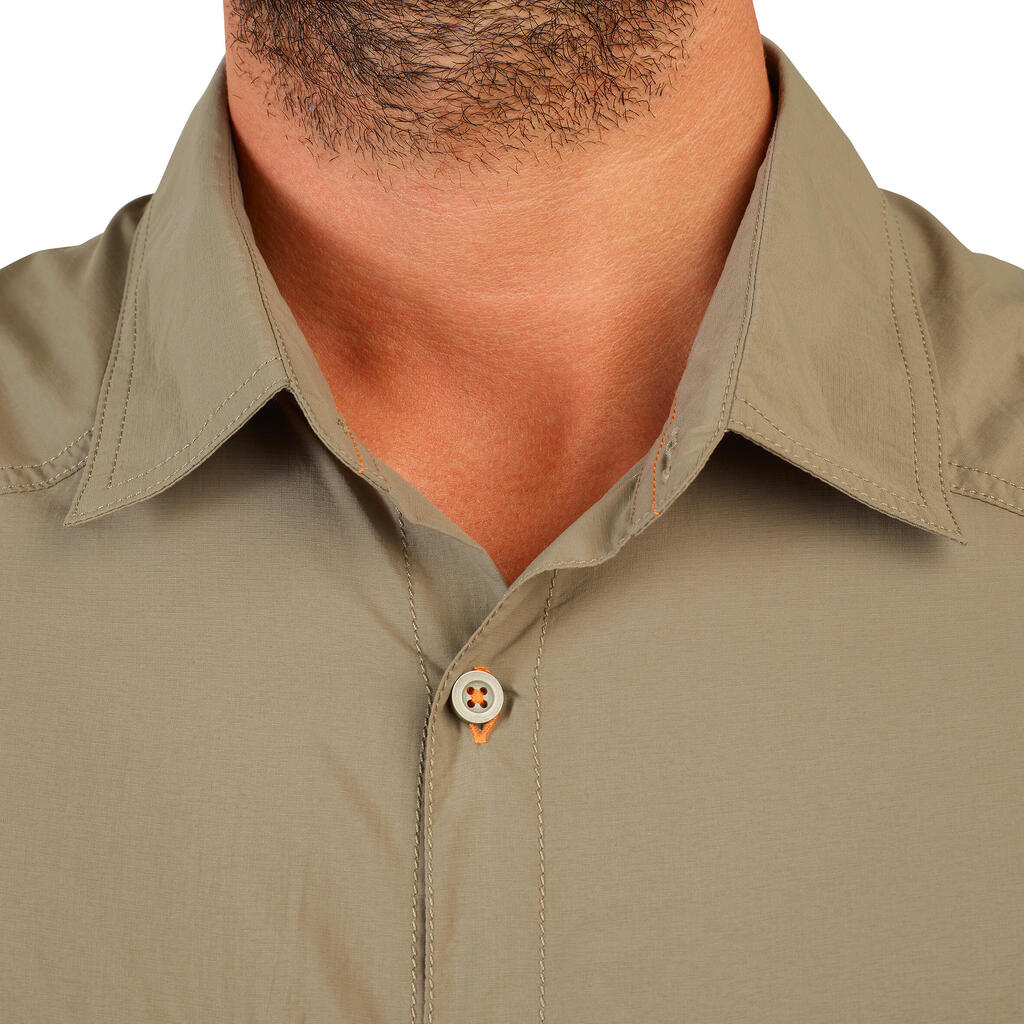 CHEMISE LEGERE MANCHES COURTES 100 VERTE