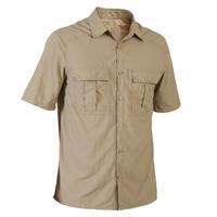 Chemise manches courtes respirante chasse  Homme - SG100 vert clair