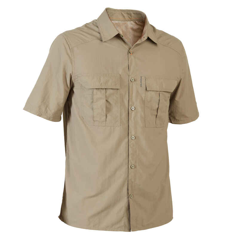 Men's Hunting Short-sleeved Breathable Shirt - SG100 light green