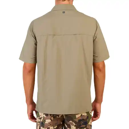 Men's Hunting Short-sleeved Breathable Shirt - SG100 light green
