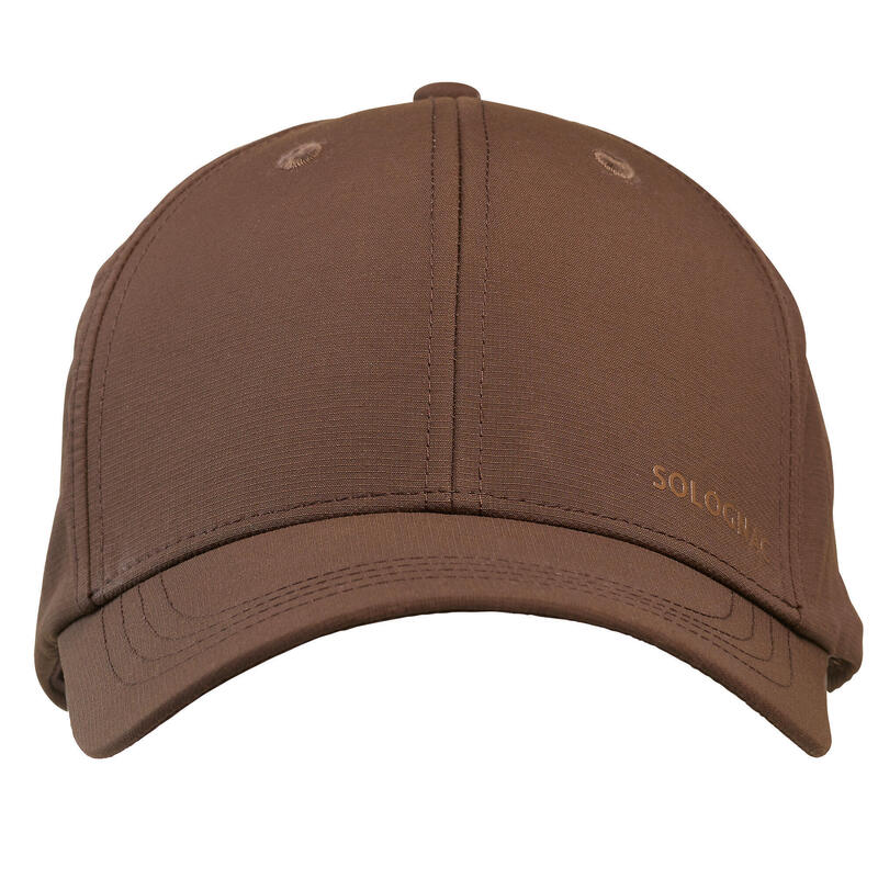 Gorra Caza Solognac 500 Adulto Marrón Ligera Transpirable