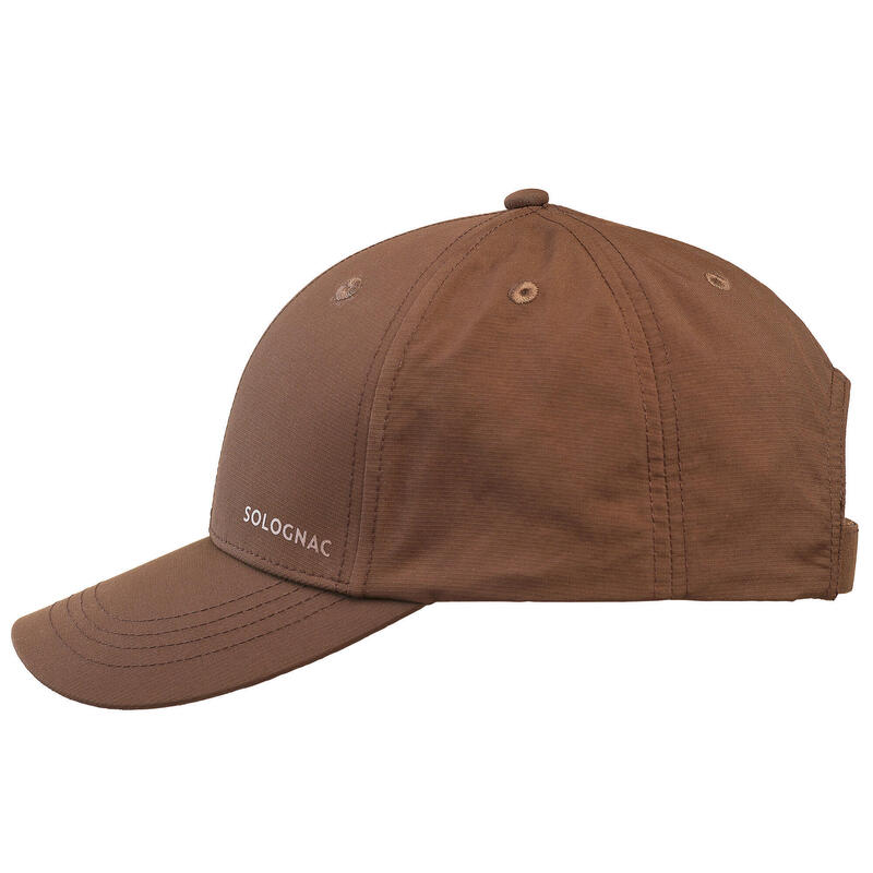 Gorra Caza Solognac 500 Adulto Marrón Ligera Transpirable