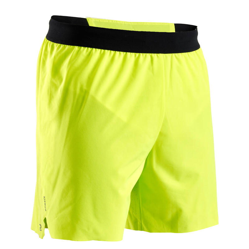 SHORT RUNNING HOMME LEGER KIPRUN LIGHT JAUNE EDITION LIMITEE