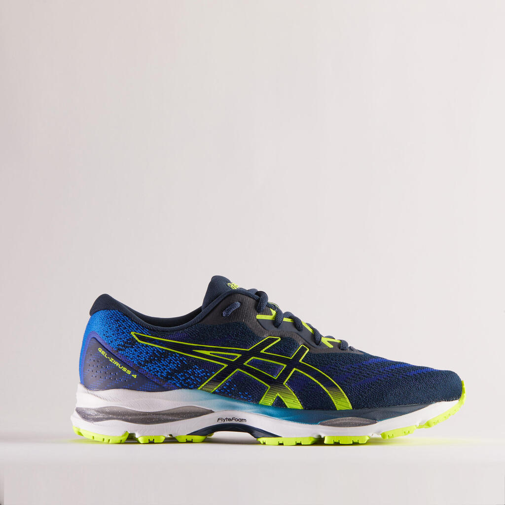 Asics gel ziruss 4 men's running shoes - blue yellow
