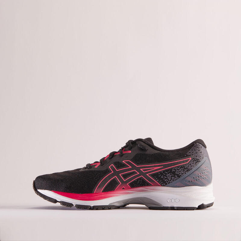 ASICS GEL ZIRUSS 4 WOMEN'S RUNNING SHOES BLACK PINK ASICS Decathlon