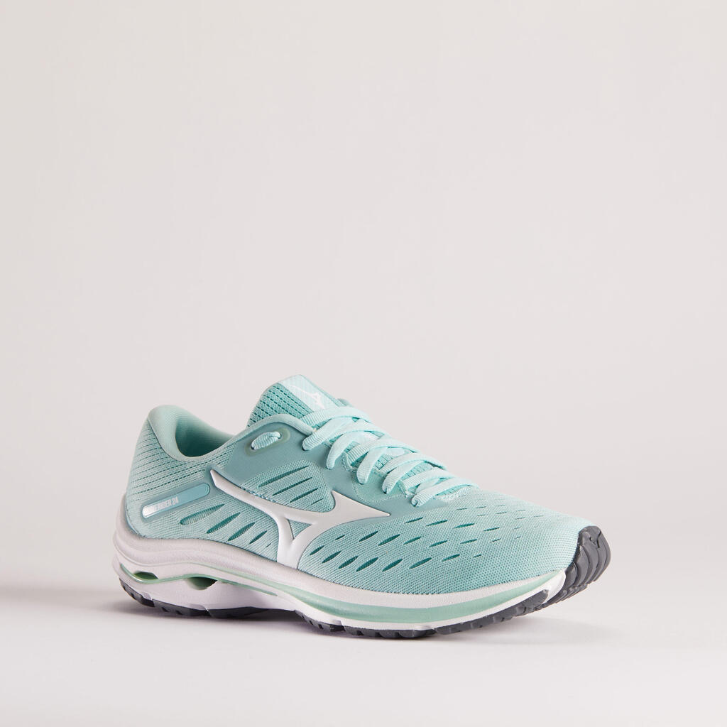 WAVE RIDER 24  WOMEN'S RUNNING SHOES - GREEN