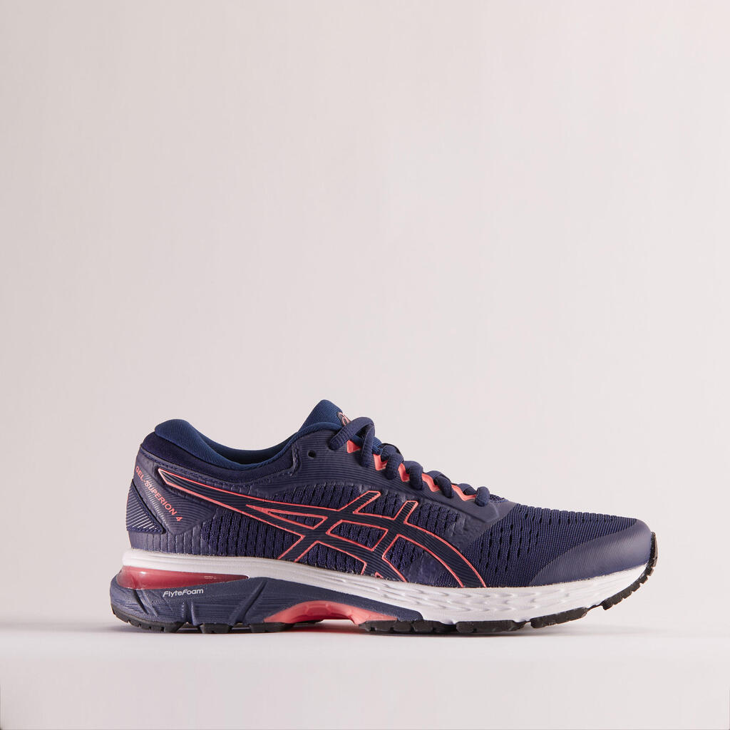 Moteriški bėgimo bateliai „Asics Gel Superion 4“, juoda ir rožinė