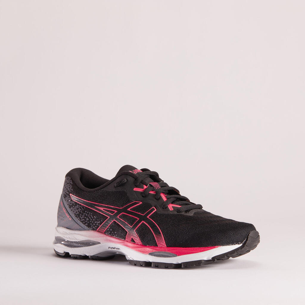 GEL ZIRUSS 4 WOMEN'S RUNNING SHOES - BLACK PINK