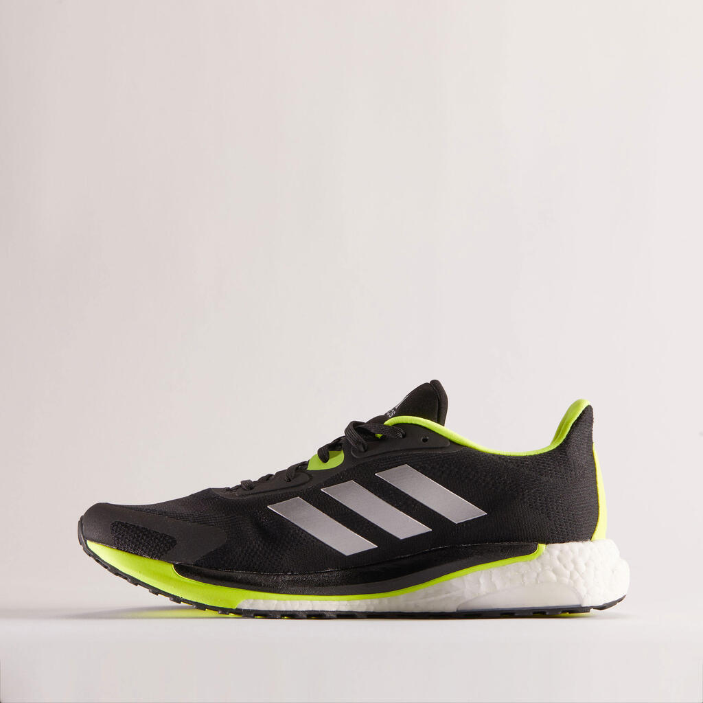 Laufschuhe Adidas Supernova Unite Herren schwarz/gelb 