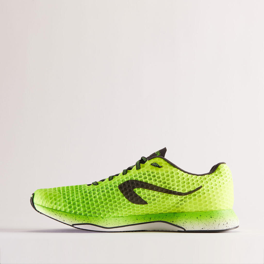 ULTRALIGHT MEN'S RUNNING SHOES - GREEN/YELLOW (UK 8.5 - EU 42.5)