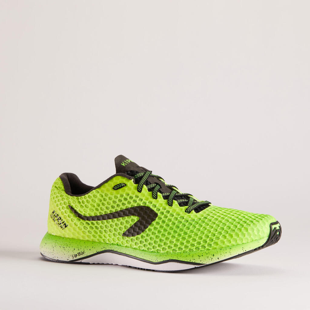 ULTRALIGHT MEN'S RUNNING SHOES - GREEN/YELLOW (UK 8.5 - EU 42.5)