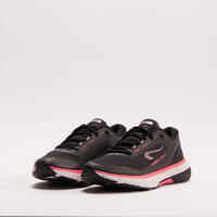 Zapatillas running Mujer Kiprun KS500 Gris negro rosa