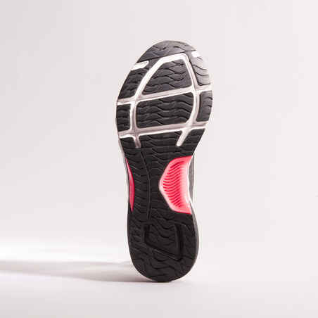 Zapatillas running Mujer Kiprun KS500 Gris negro rosa