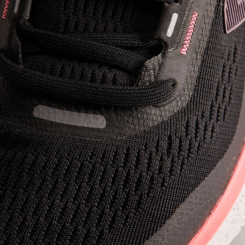 Scarpe running donna KS 500 nero-rosa