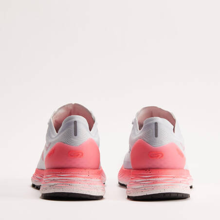 Sepatu Lari Kiprun KS Light Wanita - abu-abu pink muda