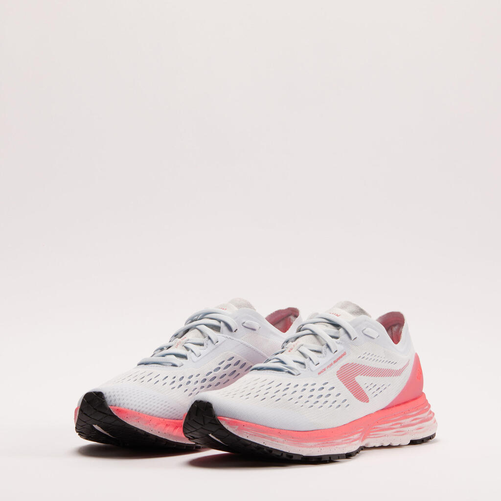 CHAUSSURE DE RUNNING FEMME KIPRUN KS LIGHT GRIS CLAIR ROSE